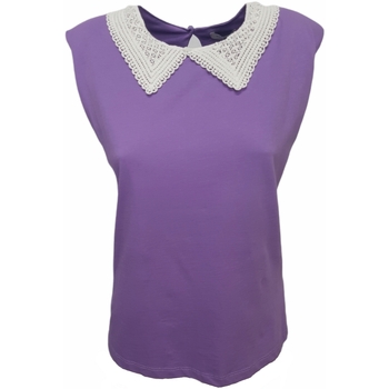 Vêtements Femme T-shirts manches courtes Susymix OMM1035921 Violet