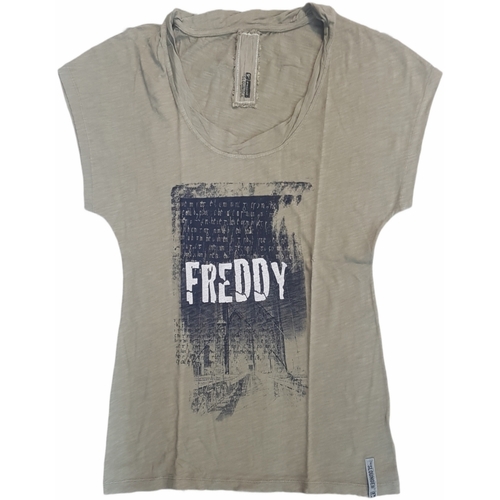Vêtements Femme T-shirts manches courtes Freddy 40329 Beige