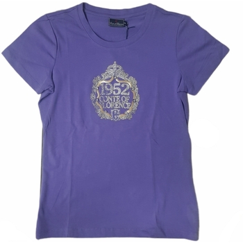 Vêtements jersey T-shirts manches courtes Conte Of Florence 04AABS Violet