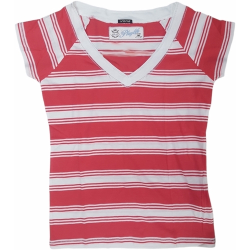 Vêtements Femme T-shirts manches courtes Playlife 3EL1E17RC Rouge