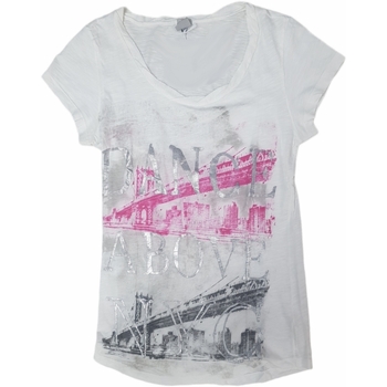 Vêtements Femme T-shirts manches courtes Deha B42500 Blanc