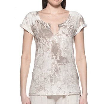 Vêtements Femme T-shirts manches courtes Deha D65971 Blanc
