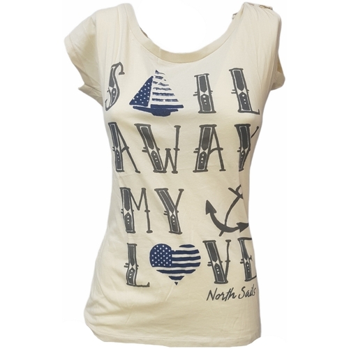 Vêtements Femme T-shirts manches courtes North Sails 092577 Beige