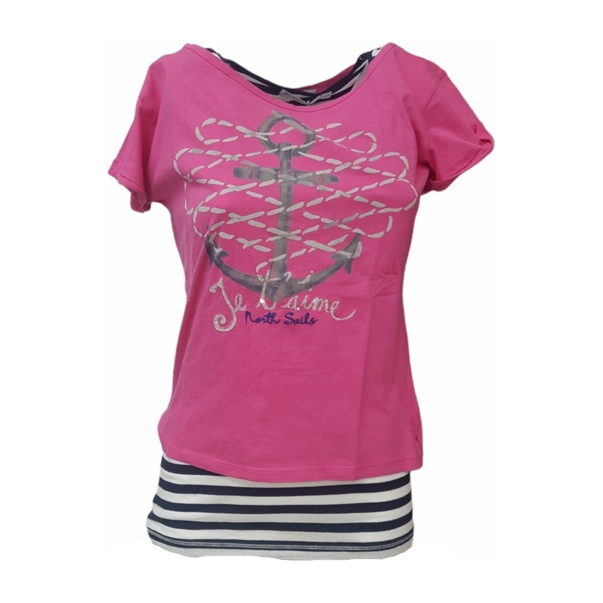 Vêtements Femme T-shirts manches courtes North Sails 092574 Rose