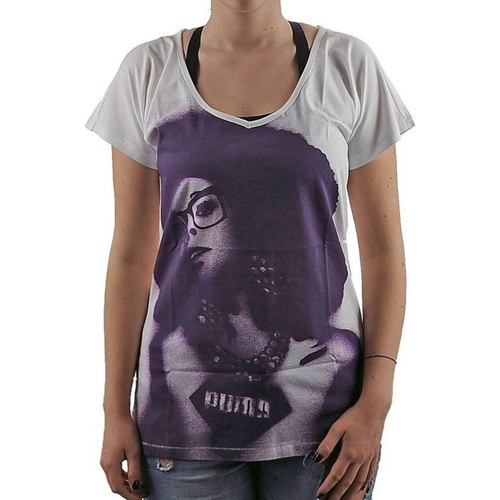 Vêtements Femme T-shirts manches courtes Puma 828547 Blanc