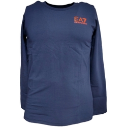 Vêtements Garçon T-shirts manches courtes Emporio Armani EA7 6KBT61-BJ6EZ Bleu