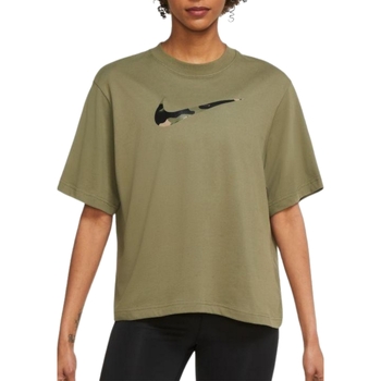 Vêtements Femme T-shirts manches courtes Nike DJ1745 Vert