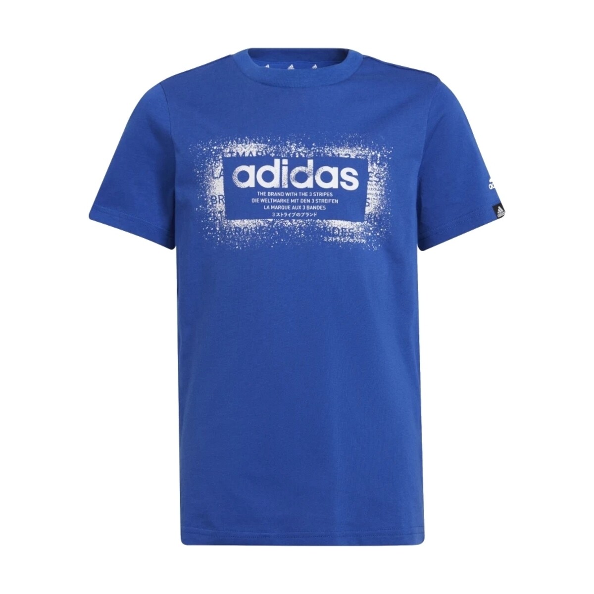 Vêtements Garçon T-shirts manches courtes adidas Originals GT1408 Bleu