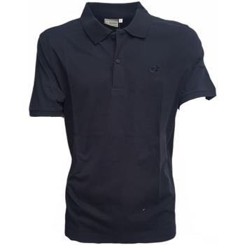 Vêtements Homme contrast-cuff logo-patch polo shirt Lotto N7222 Bleu