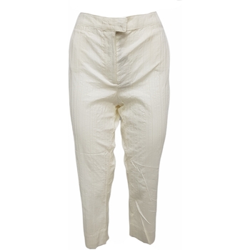 Vêtements Femme Pantalons 5 poches Belfe 03487 Blanc