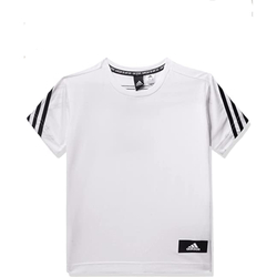 Vêtements Garçon T-shirts manches courtes adidas Originals H26629 Blanc