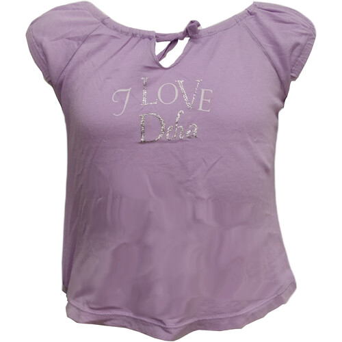 Vêtements Fille T-shirts manches courtes Deha E76080 Violet