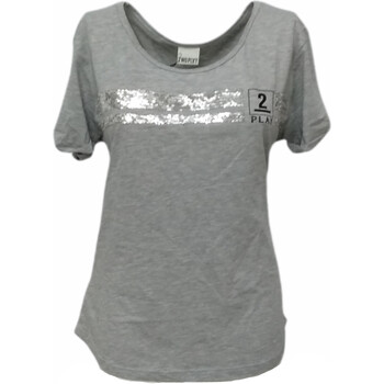 Vêtements Femme T-shirts manches courtes Two Play 18ETD30765 Gris