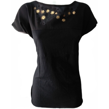 Vêtements Femme T-shirts manches courtes Diadora stability 160966 Noir