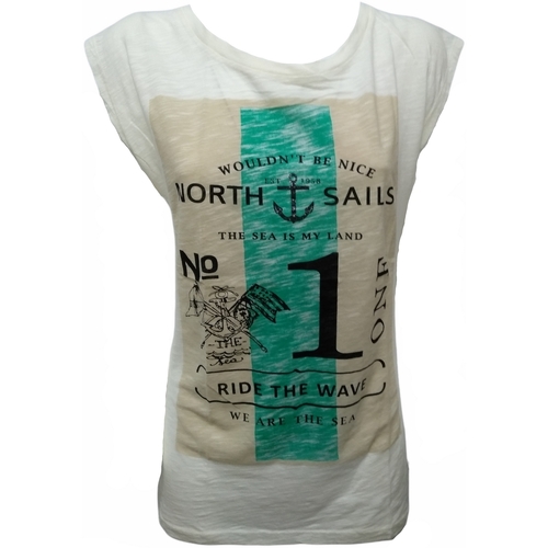 Vêtements Femme T-shirts manches courtes North Sails 092716 Beige