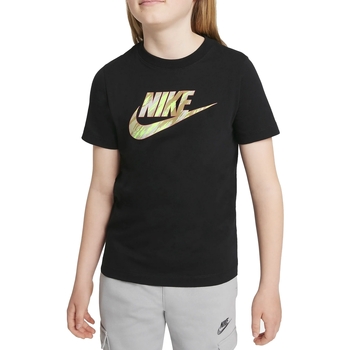 Vêtements Garçon T-shirts manches courtes Nike DJ6618 Noir