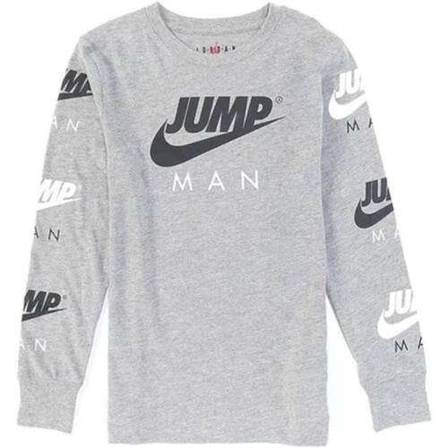 Vêtements Garçon T-shirts manches Capuche Nike 85A350 Gris