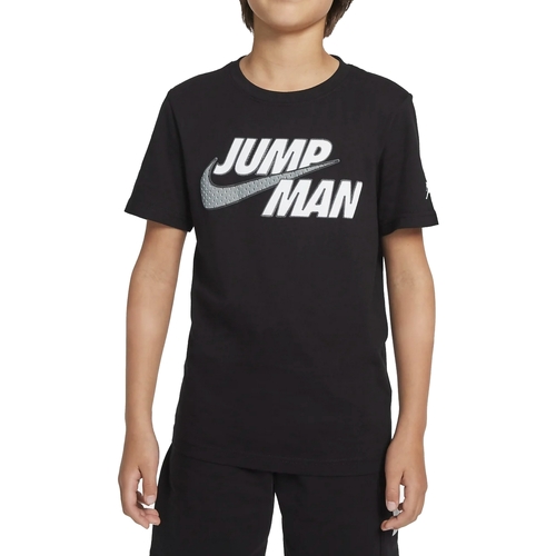 Vêtements Garçon T-shirts manches courtes Nike 95A741 Noir