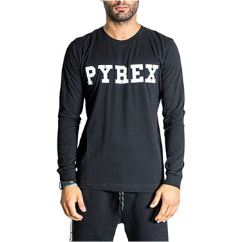 Vêtements Homme T-shirts manches longues Pyrex 40891 Noir