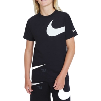 Vêtements Garçon T-shirts manches courtes Nike DJ6616 Noir