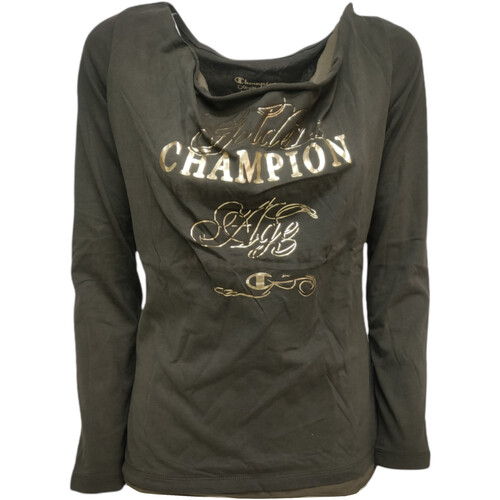 Vêtements Femme T-shirts manches longues Champion 108312 Vert