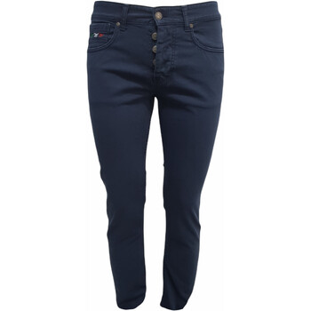 Vêtements Homme Pantalons 5 poches Playlife 4Z5G6522C Bleu