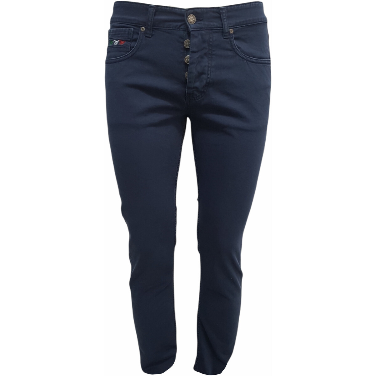 Vêtements Homme Pantalons 5 poches Playlife 4Z5G6522C Bleu