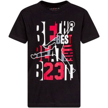 Vêtements Garçon T-shirts manches courtes height Nike 95A874 Noir