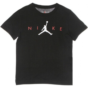 Vêtements Garçon T-shirts manches courtes boots Nike 95A740 Noir
