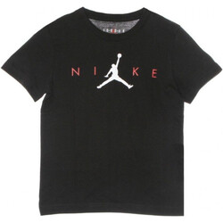 Vêtements Garçon T-shirts manches courtes Nike 85A740 Noir