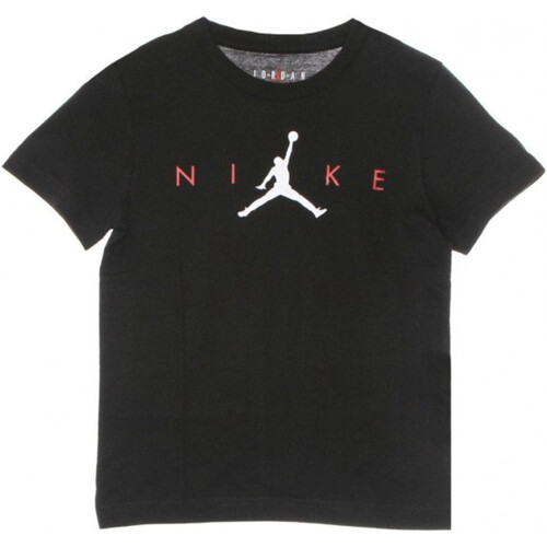 Vêtements Garçon T-shirts manches courtes city Nike 85A740 Noir