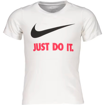 Vêtements Garçon T-shirts manches courtes Nike 8U9461 Blanc