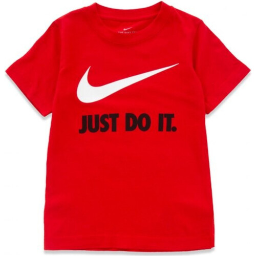 Vêtements Garçon T-shirts manches courtes Nike 8U9461 Rouge