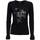 Vêtements Femme T-shirts manches longues Emporio Armani EA7 283055-8W201 Noir