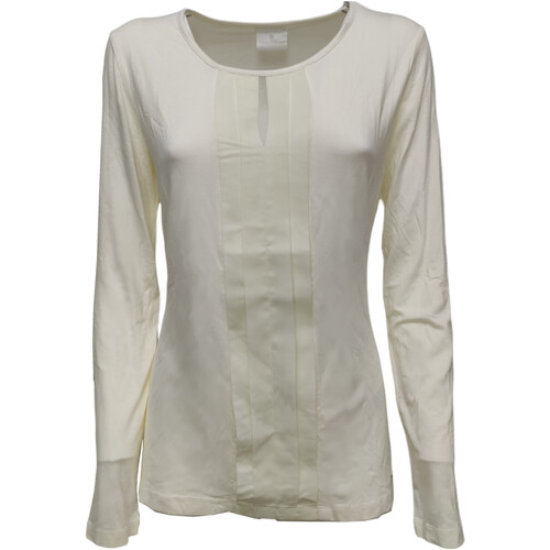 Vêtements Femme T-shirts manches longues Conte Of Florence 00484B6 Blanc