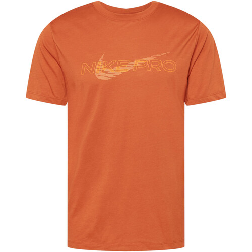 Vêtements Homme T-shirts manches courtes turquoise Nike DD6883 Marron
