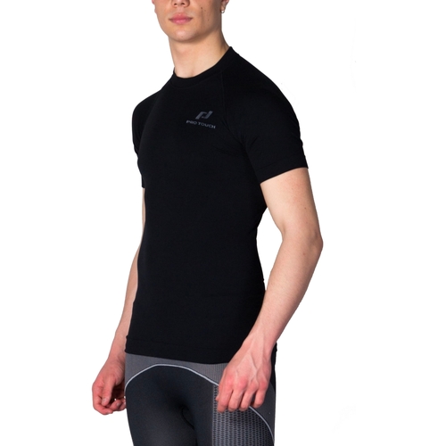Vêtements Homme T-shirts manches courtes Pro Touch MA418 Noir