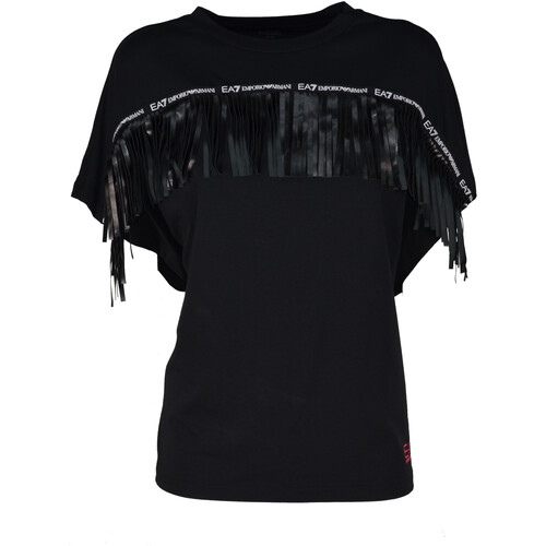 Vêtements Femme T-shirts manches courtes Emporio Armani EA7 6KTT05-TJ28Z Noir