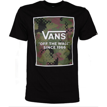 Vêtements Garçon Regular fit T-shirt offers a comfortable range of motion Vans VN0A5HO6 Noir