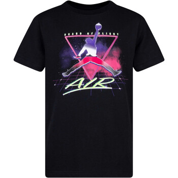 Vêtements Garçon T-shirts manches courtes Nike 95A219 Noir