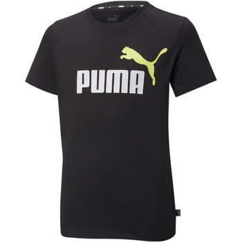 Vêtements Garçon T-shirts manches courtes Puma 586985 Noir