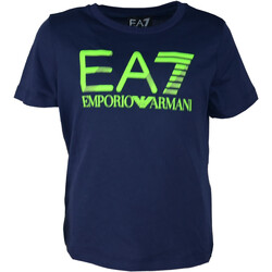 Vêtements Garçon T-shirts manches courtes Emporio Armani EA7 3LBT68-BJ02Z Bleu