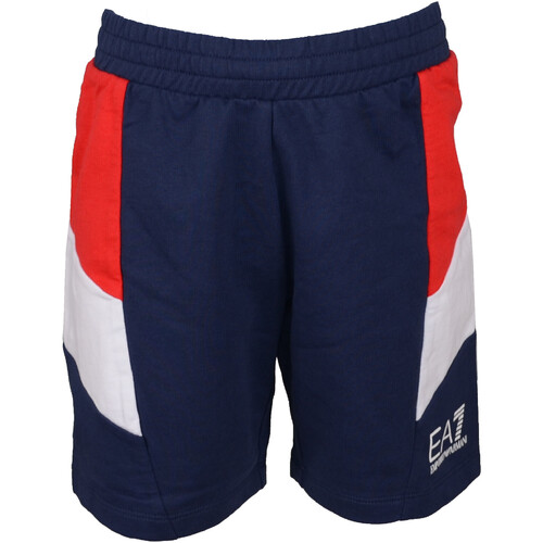 Vêtements Garçon Shorts / Bermudas Emporio Armani EA7 3LBS57-BJ05Z Bleu