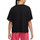 Vêtements Fille T-shirts manches courtes Nike DO1351 Noir