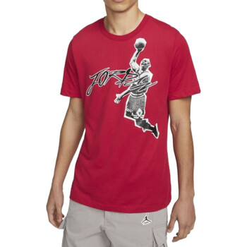 Vêtements Homme T-shirts manches courtes Nike Metallic DH8924 Rouge