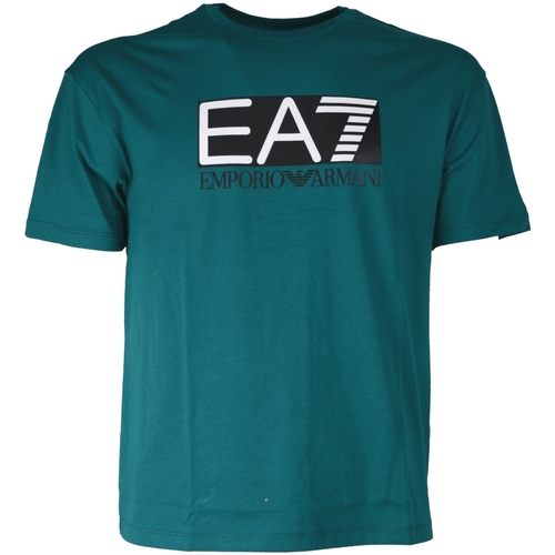 Vêtements Garçon T-shirts manches courtes Emporio Armani EA7 3LBT58-BJ02Z Vert