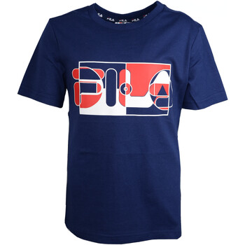 Vêtements Garçon T-shirts manches courtes Fila Plain FAT0103 Bleu