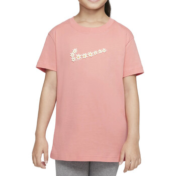 Vêtements Fille T-shirts manches courtes Nike DO1343 Rose