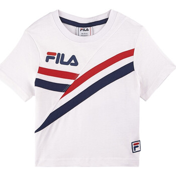 Vêtements Garçon T-shirts manches Isruptor Fila FAK0084 Blanc