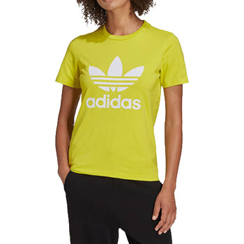Vêtements Femme T-shirts manches courtes adidas Originals HE6872 Jaune